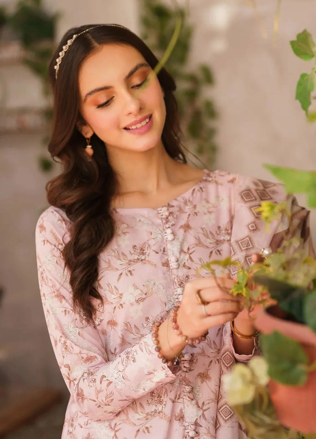 Panache Apparel Pret Printed Lawn 3 Piece Suit Flamingo