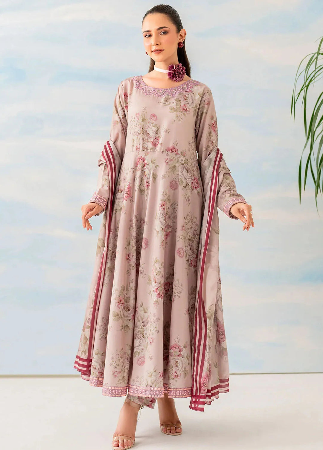 Panache Apparel Pret Printed Lawn 3 Piece Suit Karine