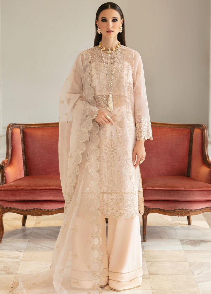 Panache By Ayzel By Afrozeh Embroidered Organza Suits Unstitched 3 Piece AAF23PC AZ-V5-02 Allora - Luxury Collection