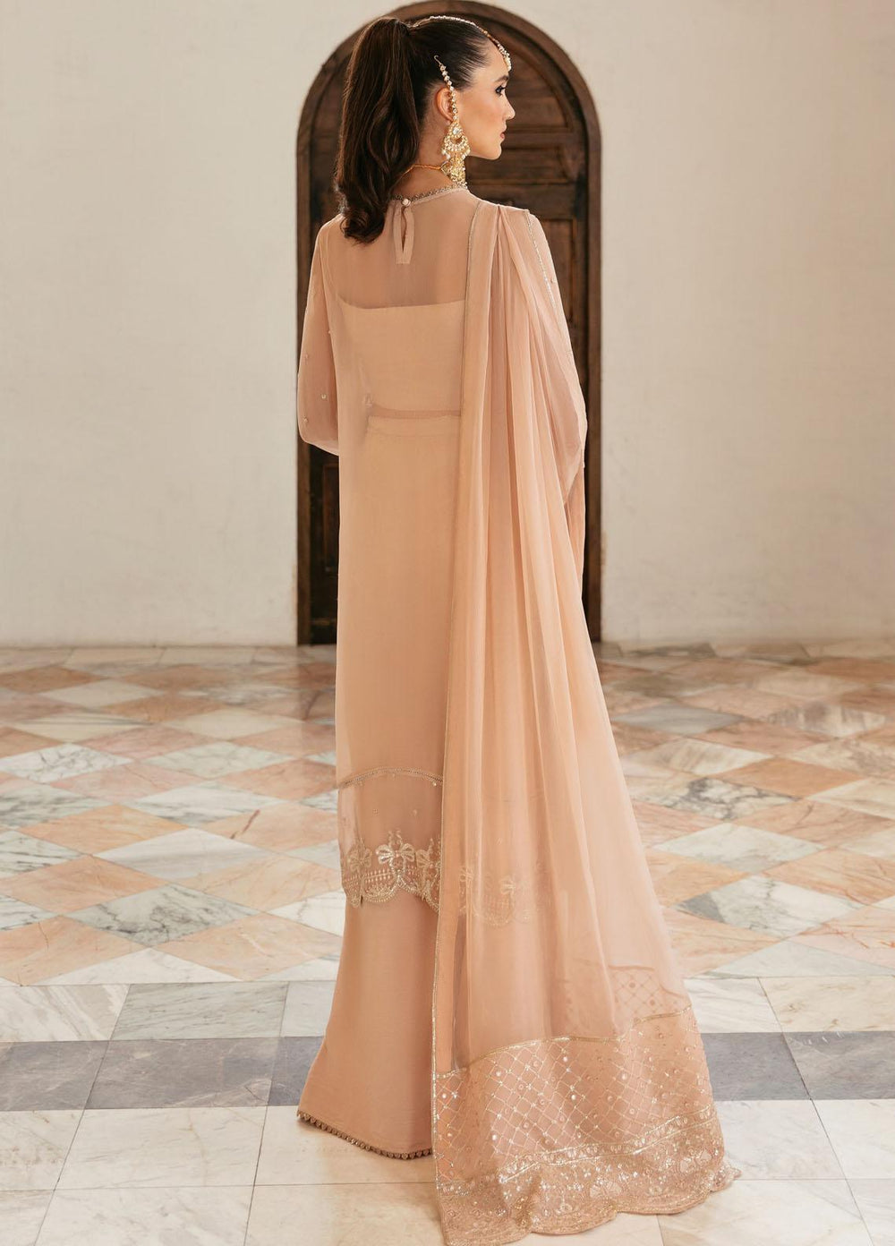 Panache By Ayzel By Afrozeh Embroidered Chiffon Suits Unstitched 3 Piece AAF23PC AZ-V5-05 Amour - Luxury Collection