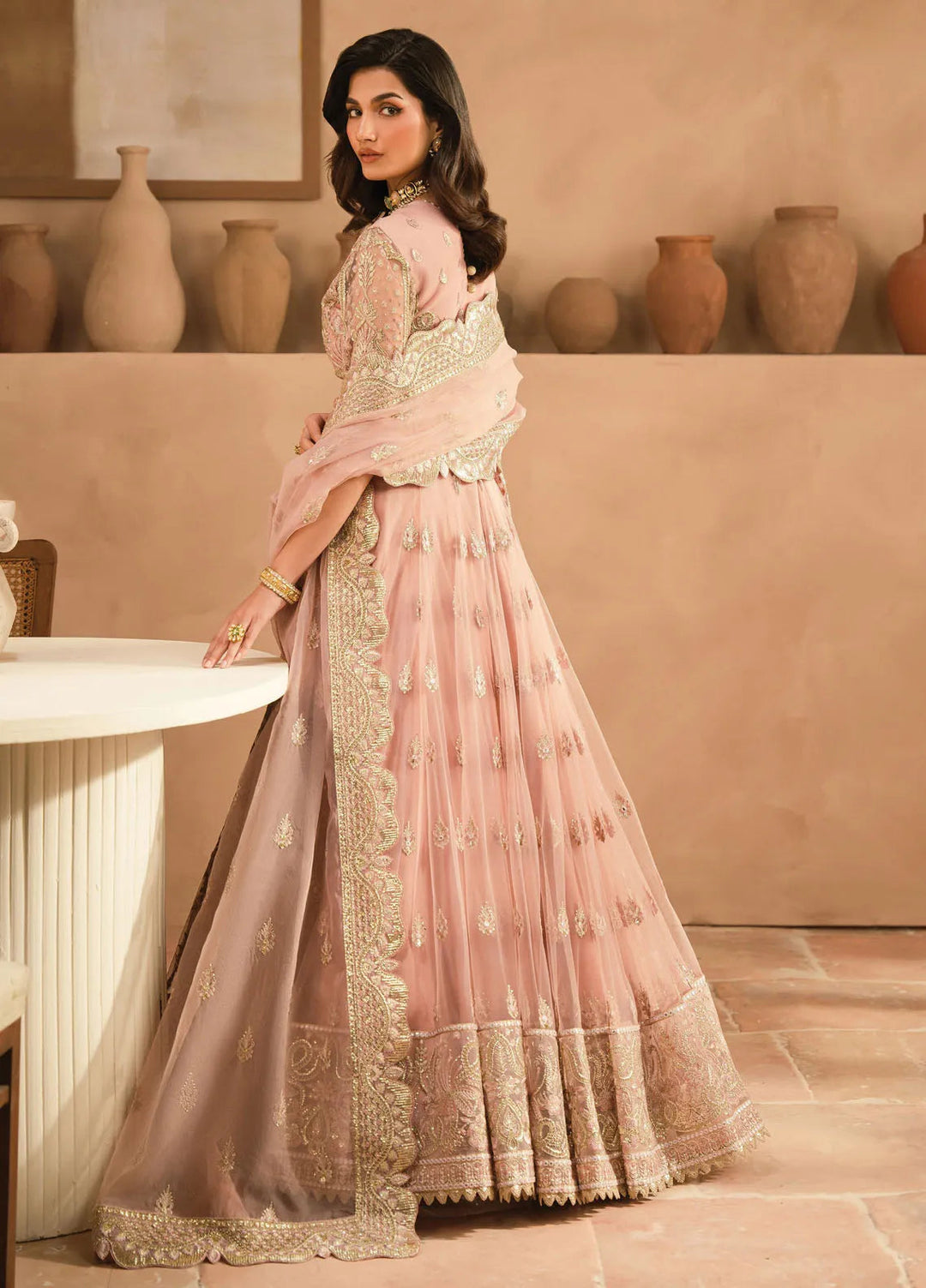 Panache by Ayzel Embroidered Net Suit Unstitched 3 Piece AAF24PF D-01 Jelena - Formals Collection