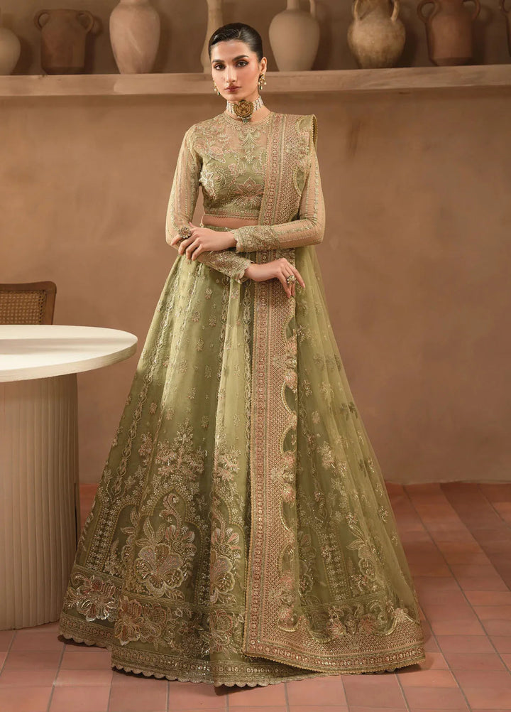 Panache by Ayzel Embroidered Organza Suit Unstitched 3 Piece AAF24PF D-02 Inessa - Formals Collection