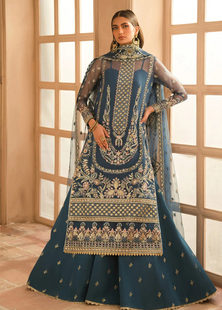Panache by Ayzel Embroidered Organza Suit Unstitched 3 Piece AAF24PF D-03 Lara - Formals Collection