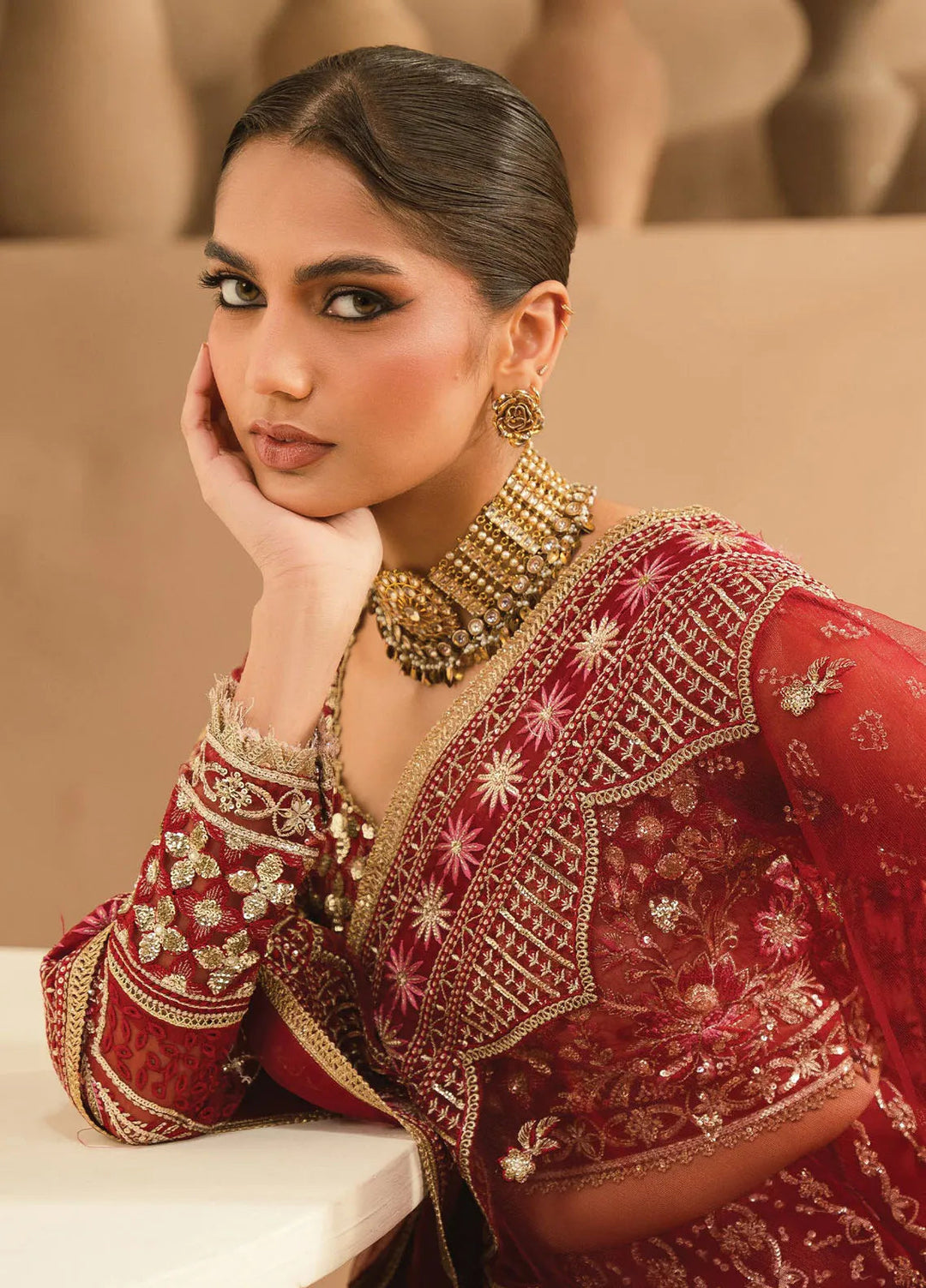 Panache by Ayzel Embroidered Organza Suit Unstitched 3 Piece AAF24PF D-04 Feya - Formals Collection