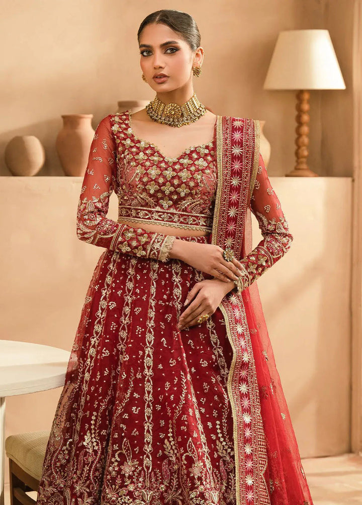 Panache by Ayzel Embroidered Organza Suit Unstitched 3 Piece AAF24PF D-04 Feya - Formals Collection