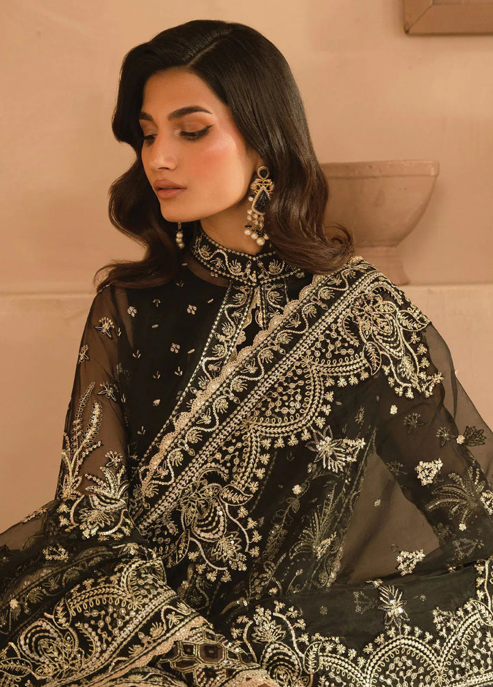Panache by Ayzel Embroidered Organza Suit Unstitched 3 Piece AAF24PF D-06 Orina - Formals Collection