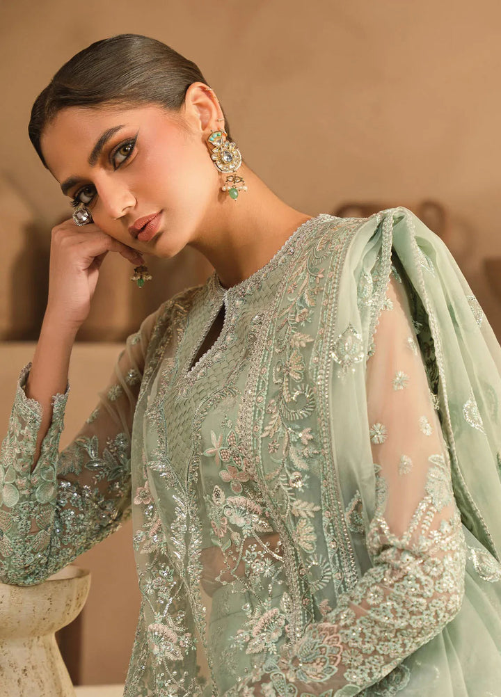 Panache by Ayzel Embroidered Organza Suit Unstitched 3 Piece AAF24PF D-07 Illiana - Formals Collection