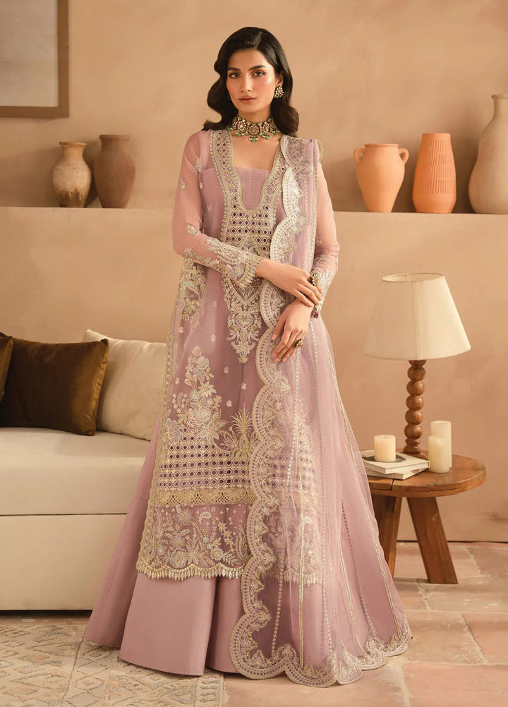 Panache by Ayzel Embroidered Organza Suit Unstitched 3 Piece AAF24PF D-10 Maura - Formals Collection