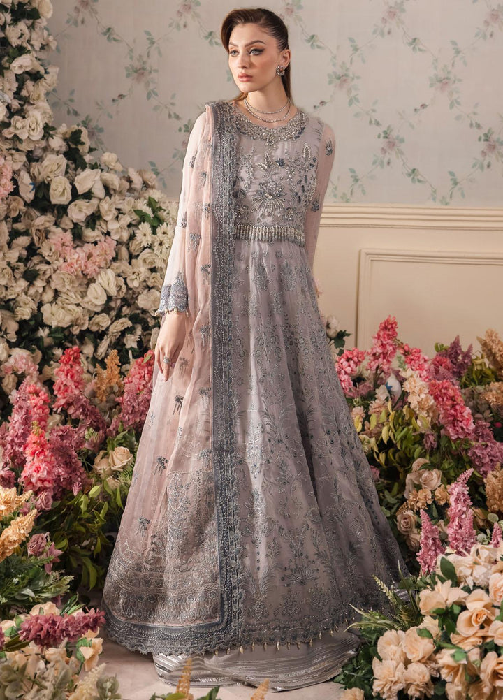 Panache By Saad Shaikh Embroidered Chiffon Suits Unstitched 4 Piece SSK24P Insiya - Luxury Collection