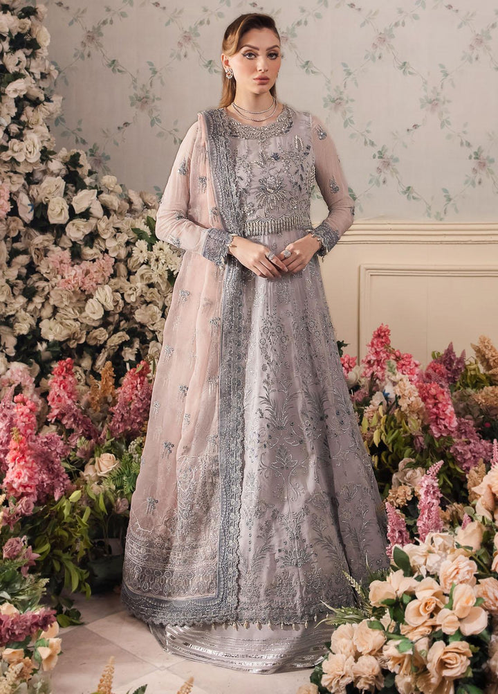 Panache By Saad Shaikh Embroidered Chiffon Suits Unstitched 4 Piece SSK24P Insiya - Luxury Collection