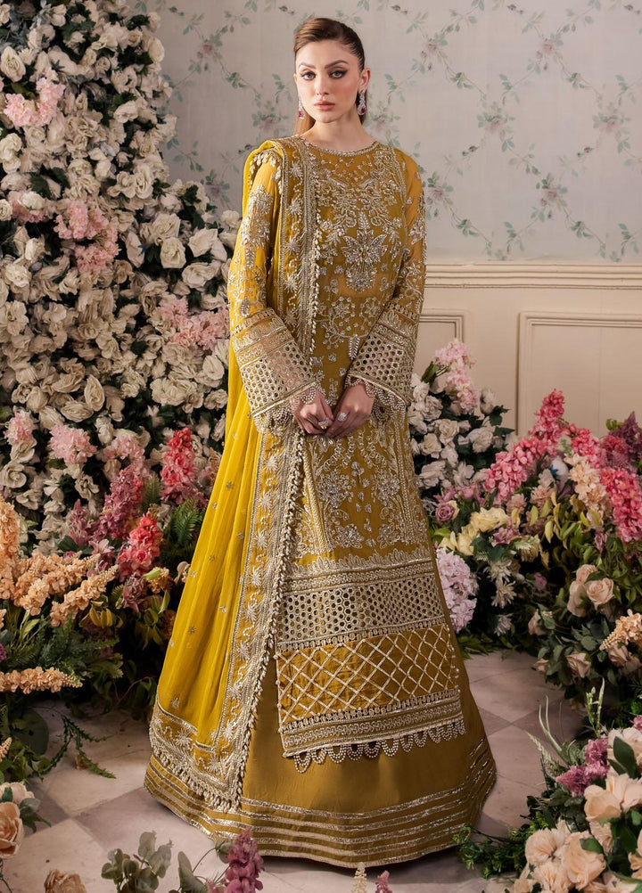 Panache By Saad Shaikh Embroidered Chiffon Suits Unstitched 4 Piece SSK24P Ramz - Luxury Collection