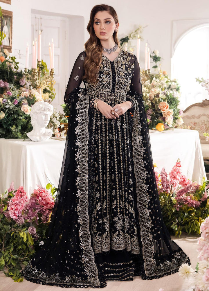 Panache By Saad Shaikh Embroidered Chiffon Suits Unstitched 4 Piece SSK24P Rayam - Luxury Collection