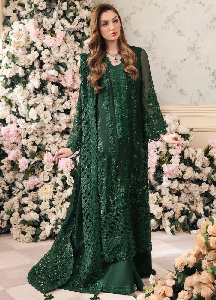 Panache By Saad Shaikh Embroidered Chiffon Suits Unstitched 4 Piece SSK24P Sabeen - Luxury Collection