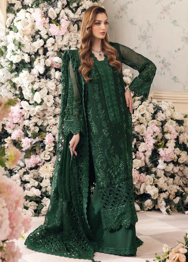 Panache By Saad Shaikh Embroidered Chiffon Suits Unstitched 4 Piece SSK24P Sabeen - Luxury Collection