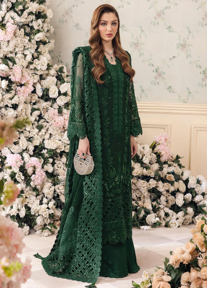 Panache By Saad Shaikh Embroidered Chiffon Suits Unstitched 4 Piece SSK24P Sabeen - Luxury Collection