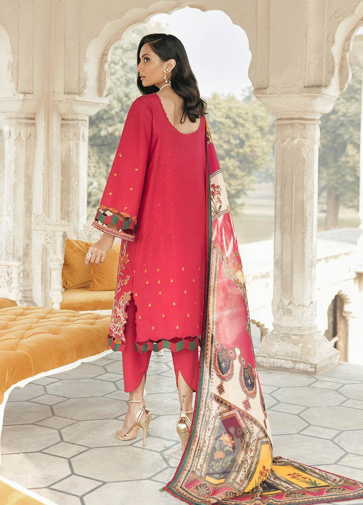 Dastaan By Panache Embroidered Lawn Suits Unstitched 3 Piece PN21D 05 - Luxury Collection