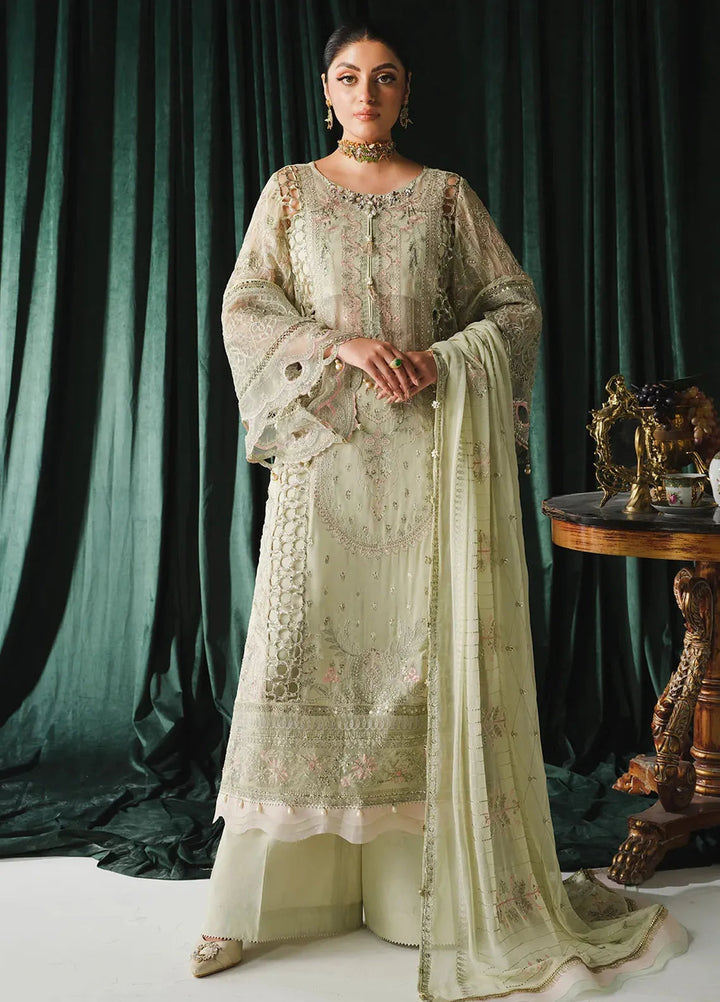 Paras by Pasha Embroidered Chiffon Suit Unstitched 3 Piece PBP24A PR103-Regalia - Luxury Collection