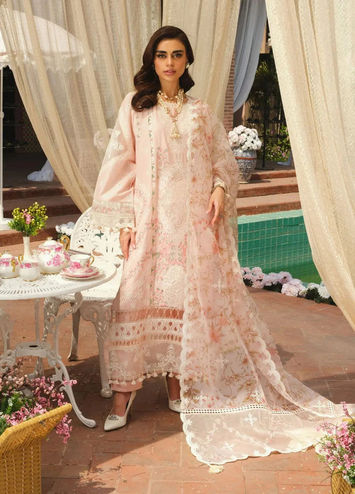 Paras by Pasha Embroidered Lawn Suit Unstitched 3 Piece PBP24L PR1-Eden Rose - Summer Collection