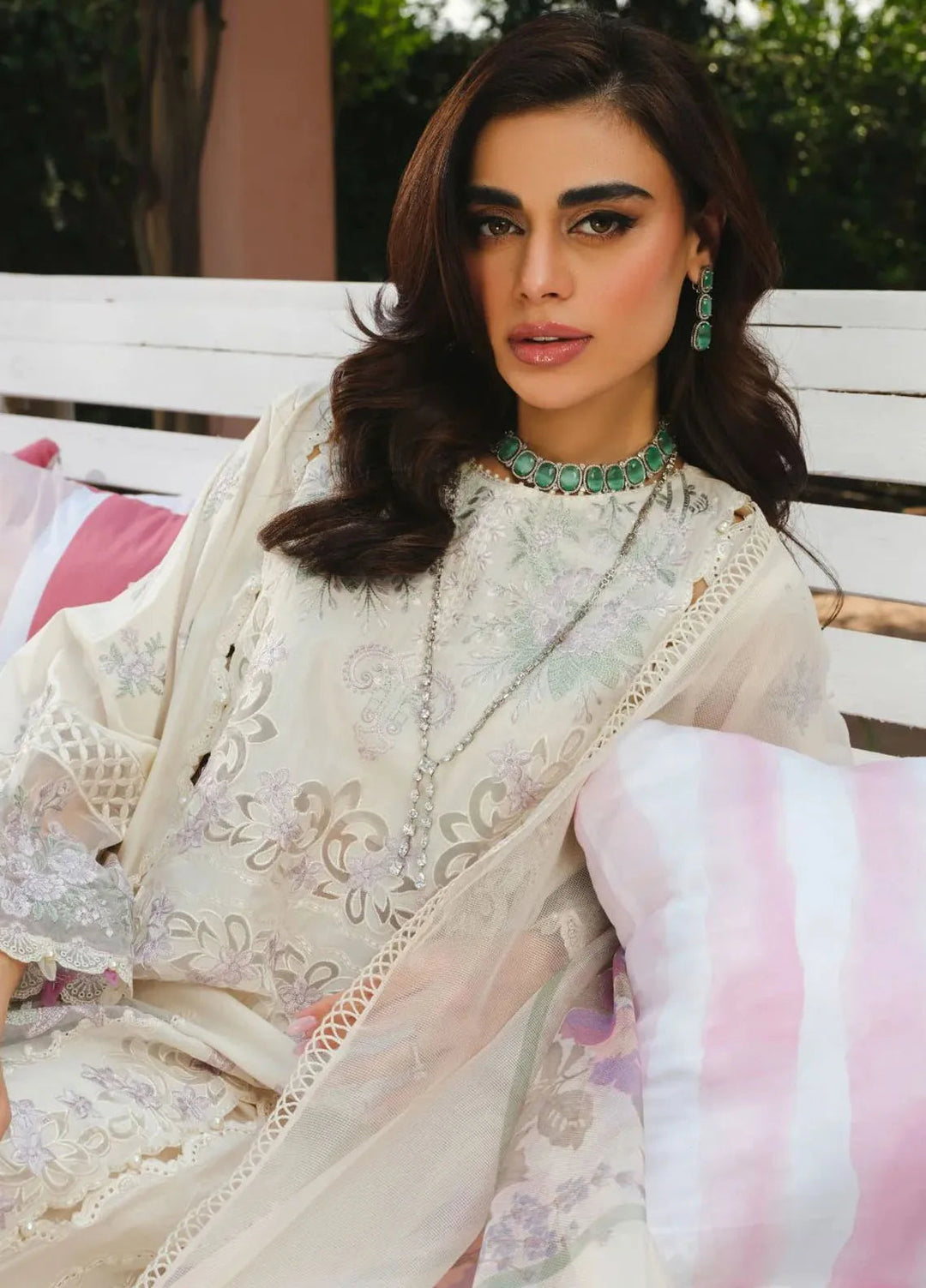 Paras by Pasha Embroidered Lawn Suit Unstitched 3 Piece PBP24L PR3-Daisy Dreams - Summer Collection