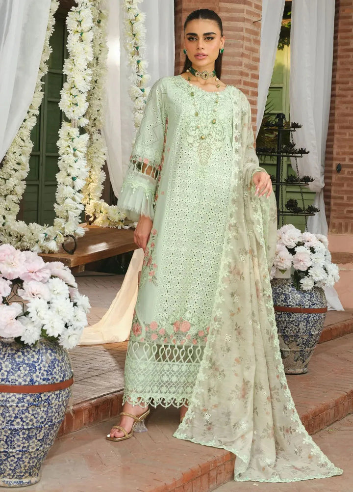 Paras by Pasha Embroidered Lawn Suit Unstitched 3 Piece PBP24L PR6-Blissful Breeze - Summer Collection