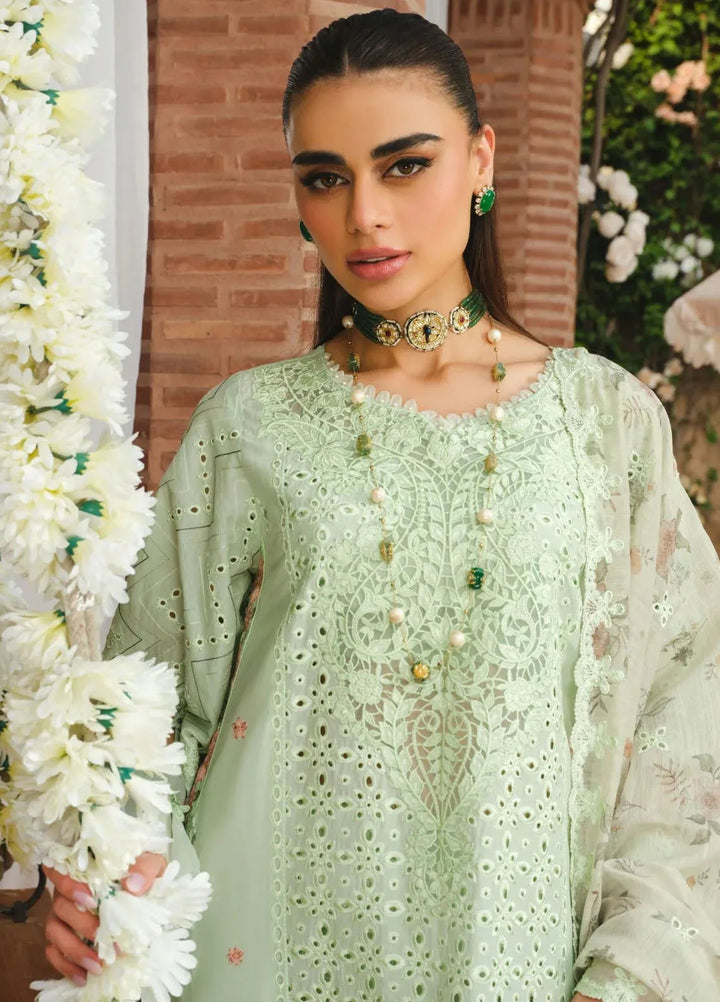 Paras by Pasha Embroidered Lawn Suit Unstitched 3 Piece PBP24L PR6-Blissful Breeze - Summer Collection