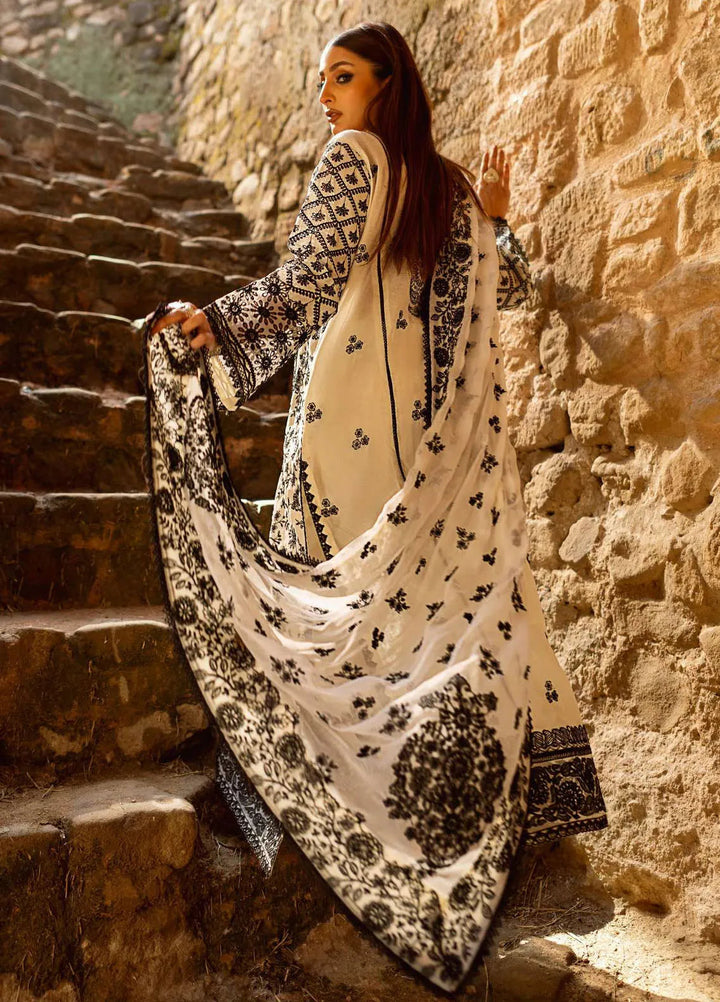 Pardes by Aik Atelier Embroidered Lawn Suit Unstitched 3 Piece AIK24P Look 01 - Summer Collection