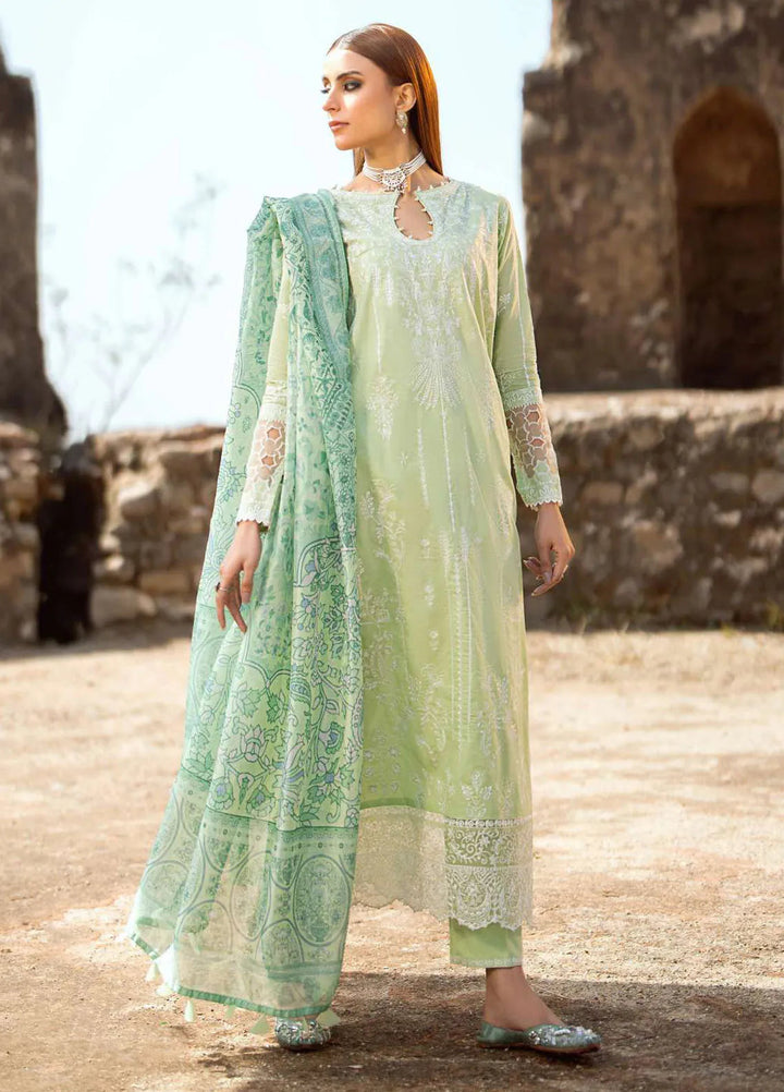 Pardes by Aik Atelier Embroidered Lawn Suit Unstitched 3 Piece AIK24P Look 02 - Summer Collection