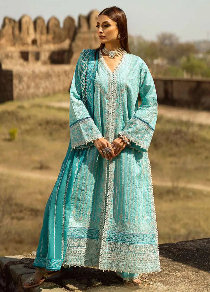 Pardes by Aik Atelier Embroidered Lawn Suit Unstitched 3 Piece AIK24P Look 03 - Summer Collection