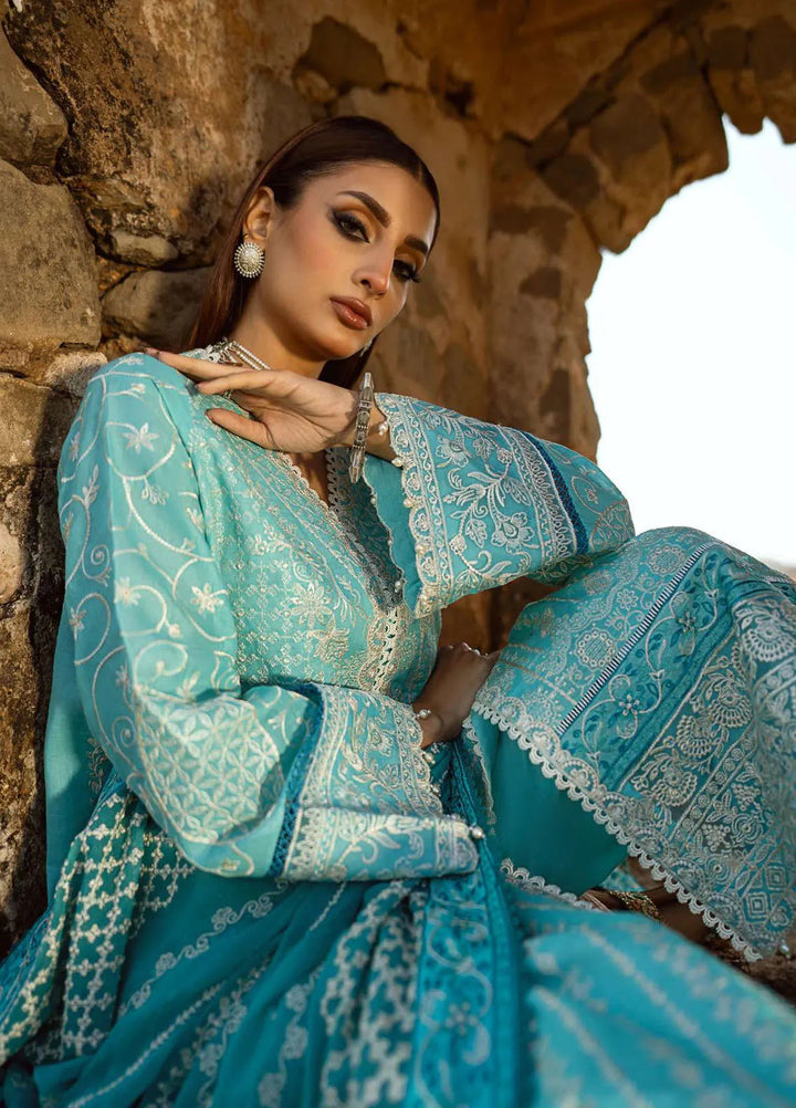 Pardes by Aik Atelier Embroidered Lawn Suit Unstitched 3 Piece AIK24P Look 03 - Summer Collection