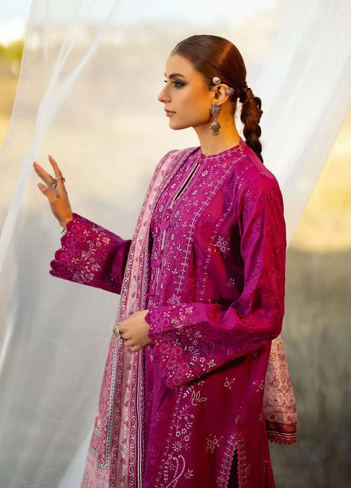 Pardes by Aik Atelier Embroidered Lawn Suit Unstitched 3 Piece AIK24P Look 04 - Summer Collection