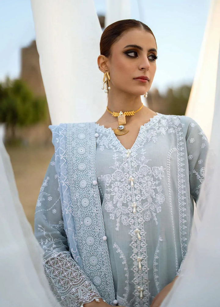 Pardes by Aik Atelier Embroidered Lawn Suit Unstitched 3 Piece AIK24P Look 05 - Summer Collection