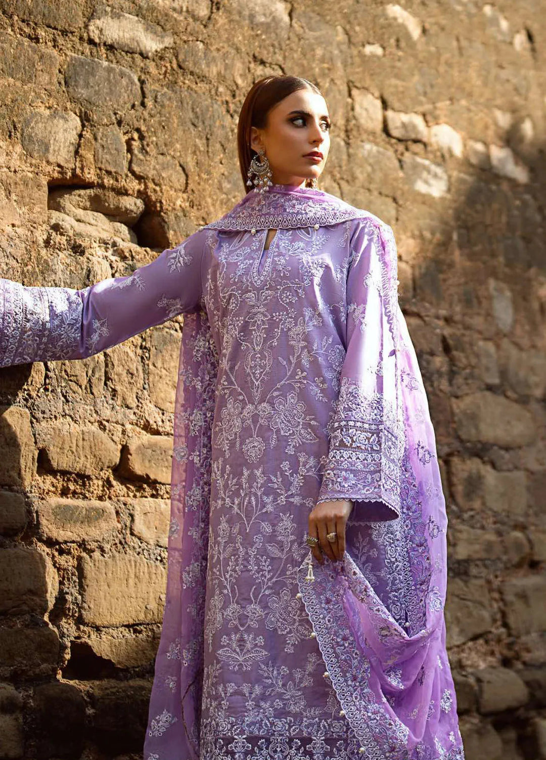 Pardes by Aik Atelier Embroidered Lawn Suit Unstitched 3 Piece AIK24P Look 07 - Summer Collection