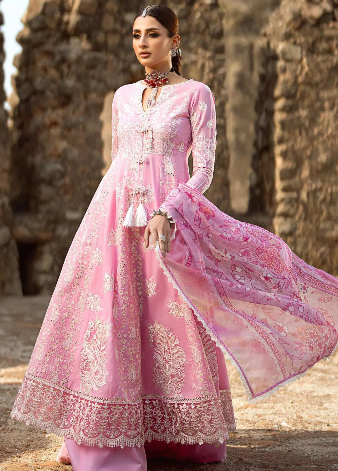 Pardes by Aik Atelier Embroidered Lawn Suit Unstitched 3 Piece AIK24P Look 09 - Summer Collection