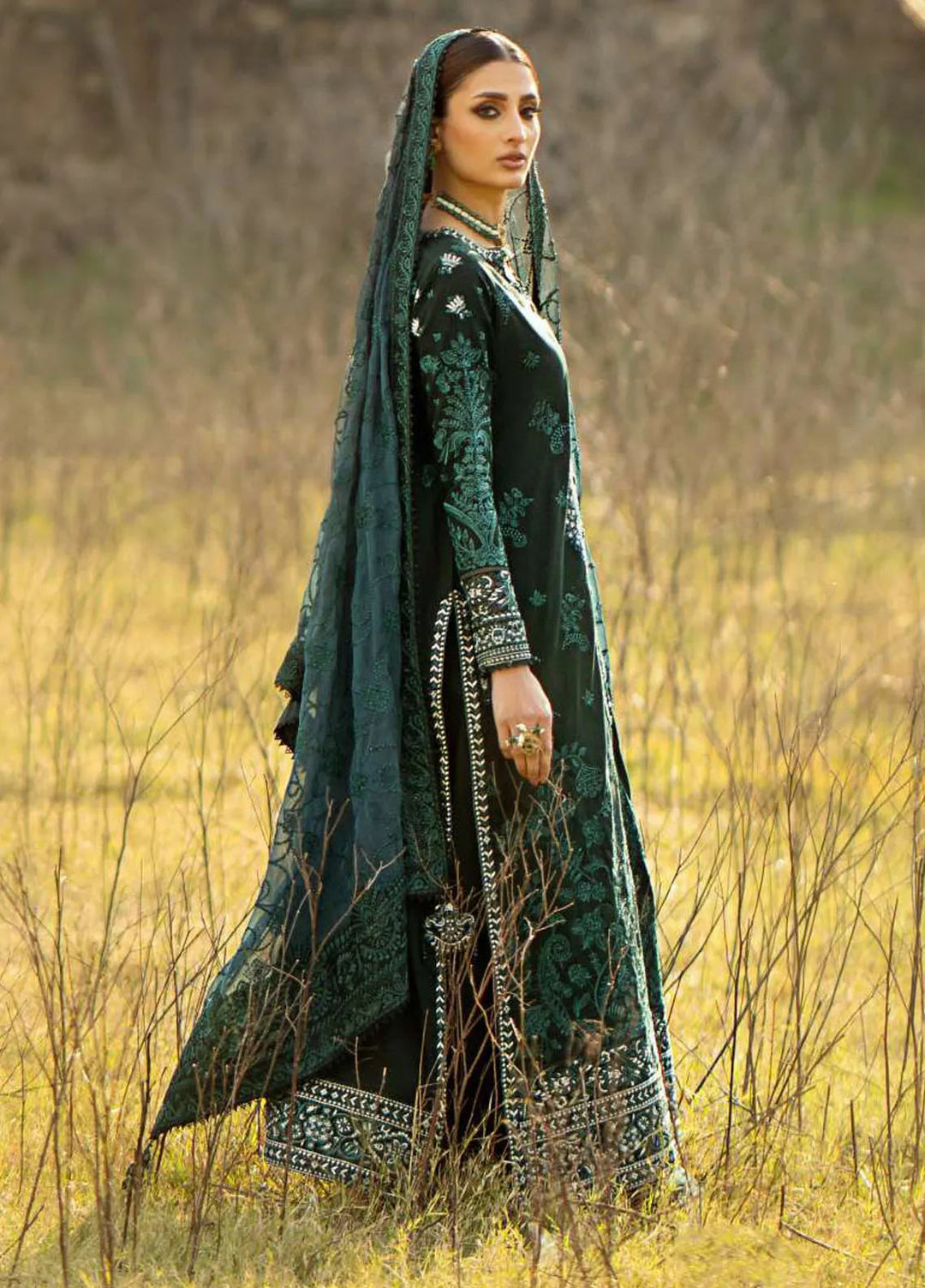 Pardes by Aik Atelier Embroidered Lawn Suit Unstitched 3 Piece AIK24P Look 10 - Summer Collection