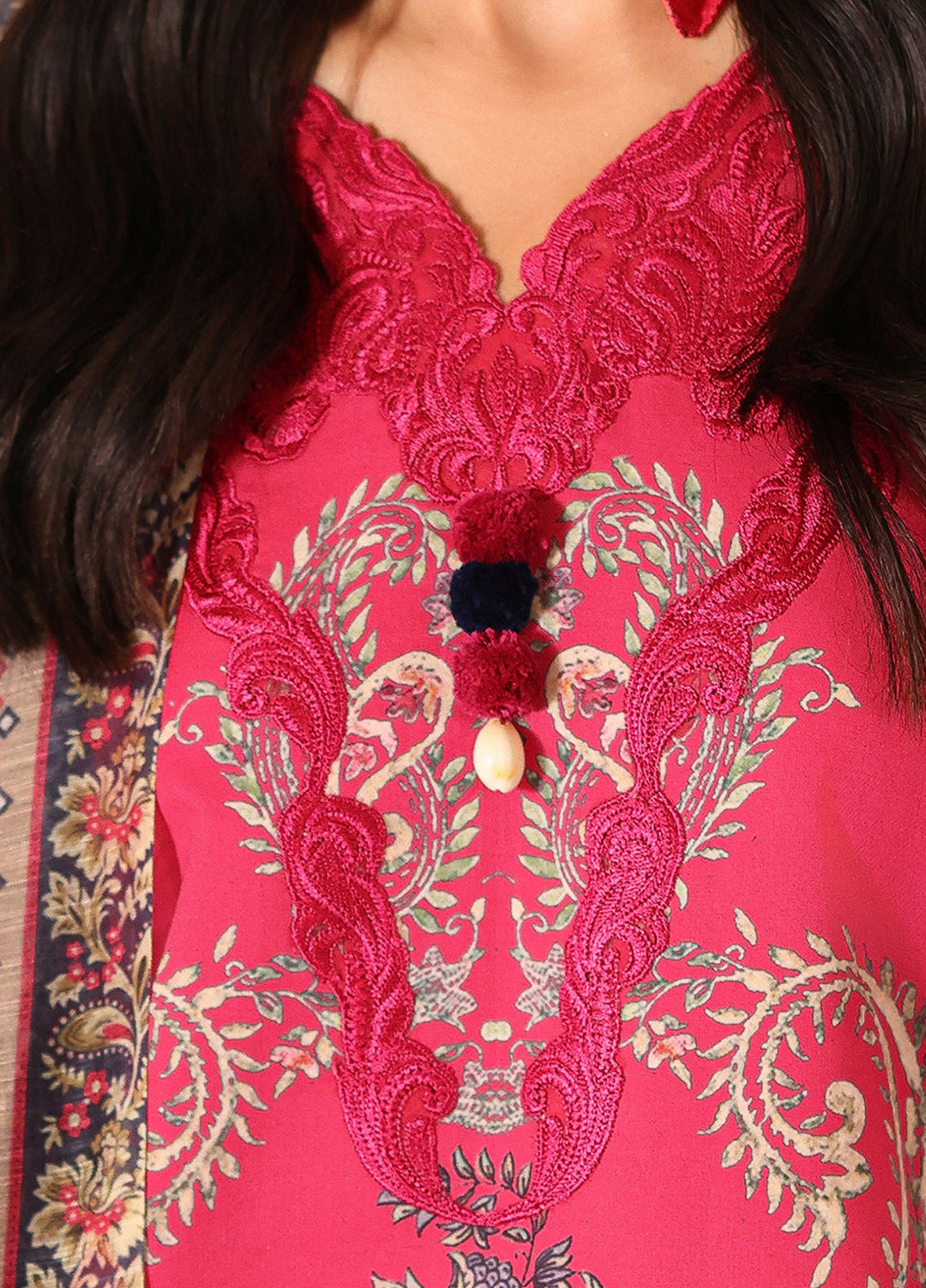 Pareesa by Roheenaz Printed Cambric Suits Unstitched 3 Piece RN25P RNZ-03 A Rameen - Summer Collection