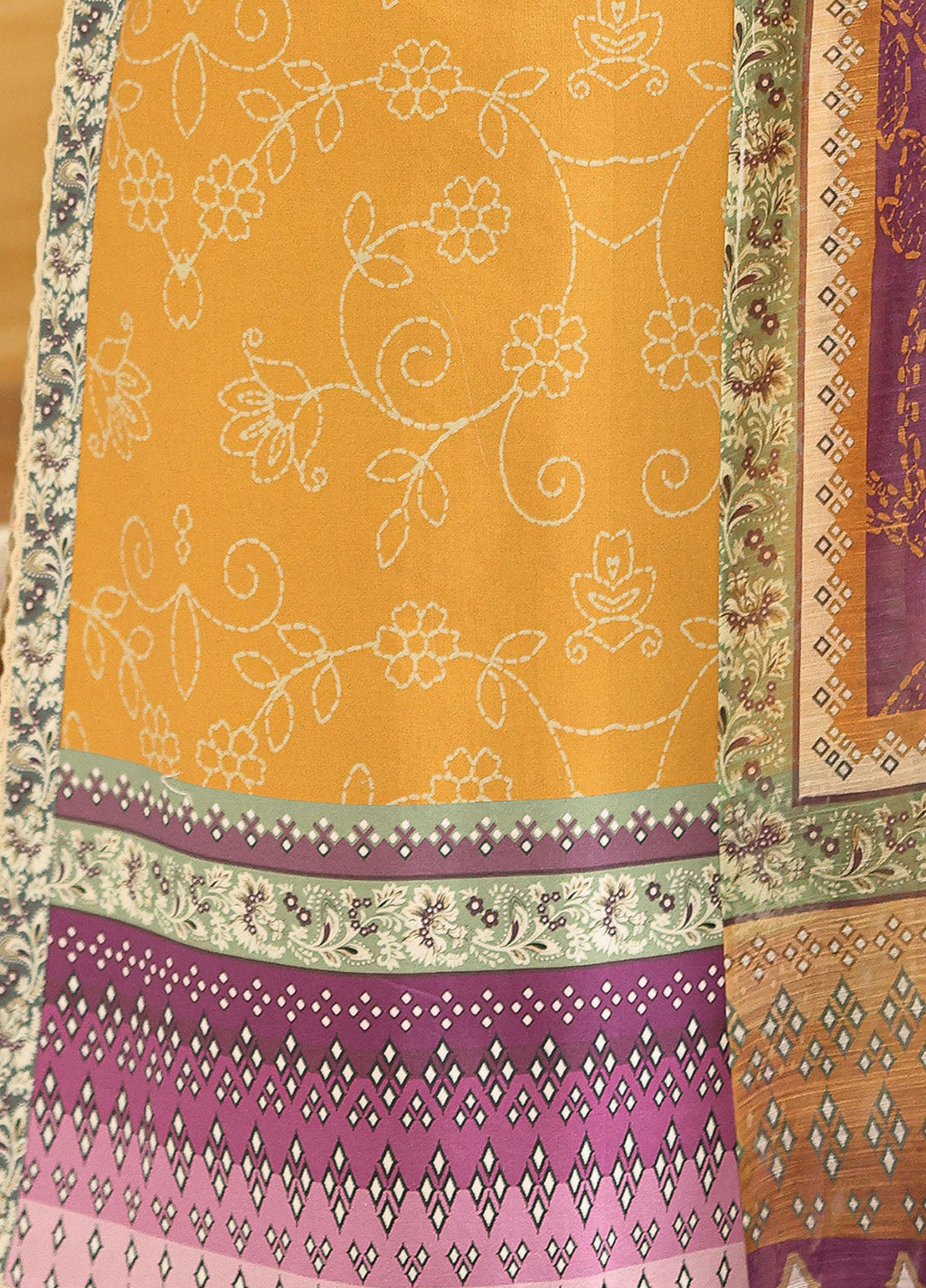 Pareesa by Roheenaz Printed Cambric Suits Unstitched 3 Piece RN25P RNZ-03 B Amaaya - Summer Collection