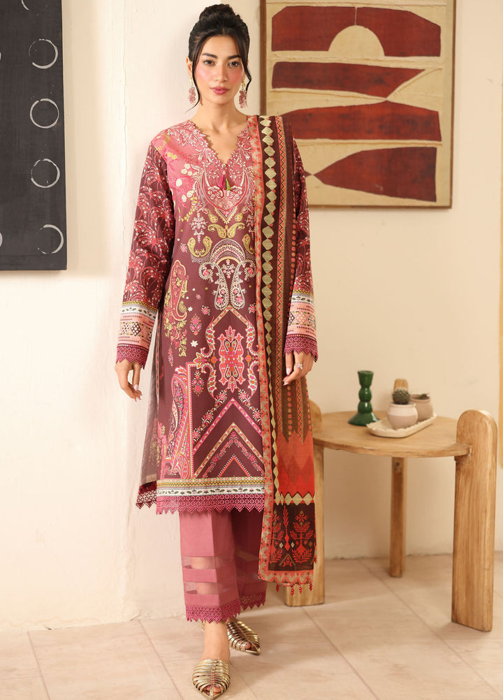Pareesa by Roheenaz Printed Cambric Suits Unstitched 3 Piece RN25P RNZ-04 A Humaina - Summer Collection