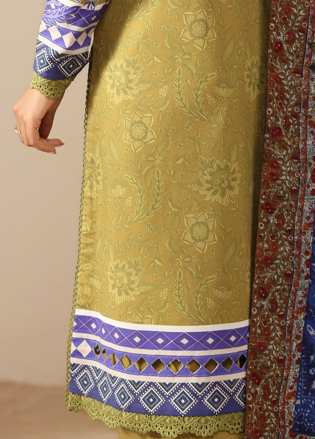 Pareesa by Roheenaz Printed Cambric Suits Unstitched 3 Piece RN25P RNZ-06 B Mirha - Summer Collection