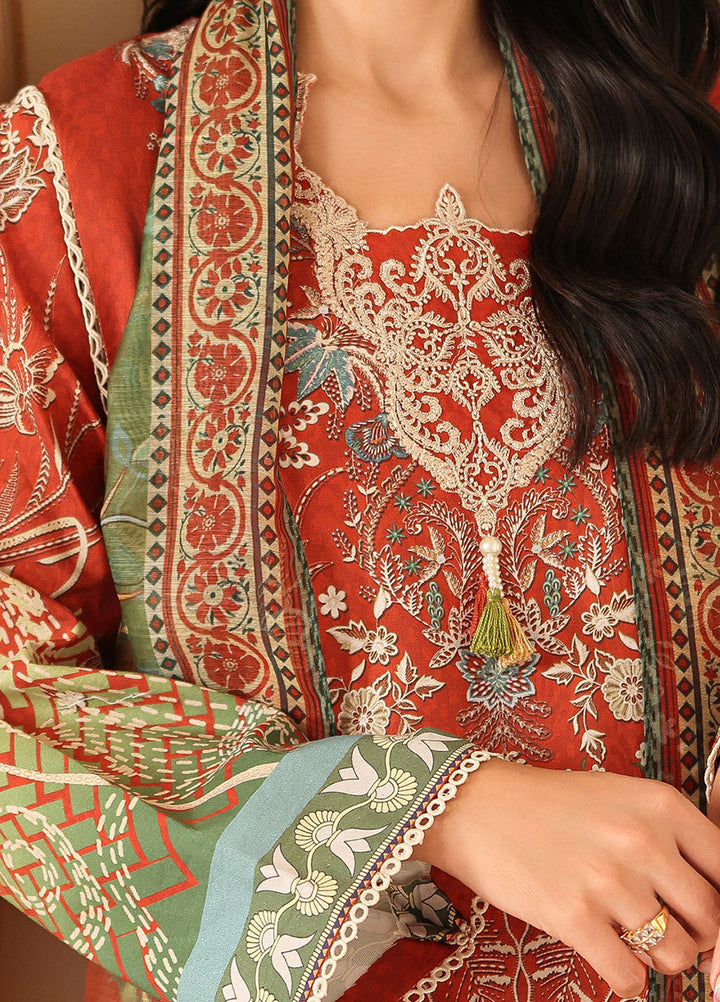 Pareesa by Roheenaz Printed Cambric Suits Unstitched 3 Piece RN25P RNZ-07 B Naveen - Summer Collection