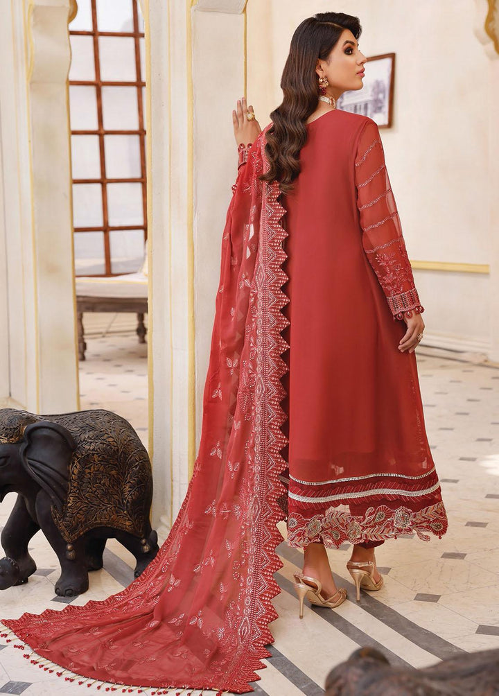 Pareesia By Xenia Formals Embroidered Chiffon Suits Unstitched 3 Piece XE22-P2 04 Dehleez - Luxury Collection