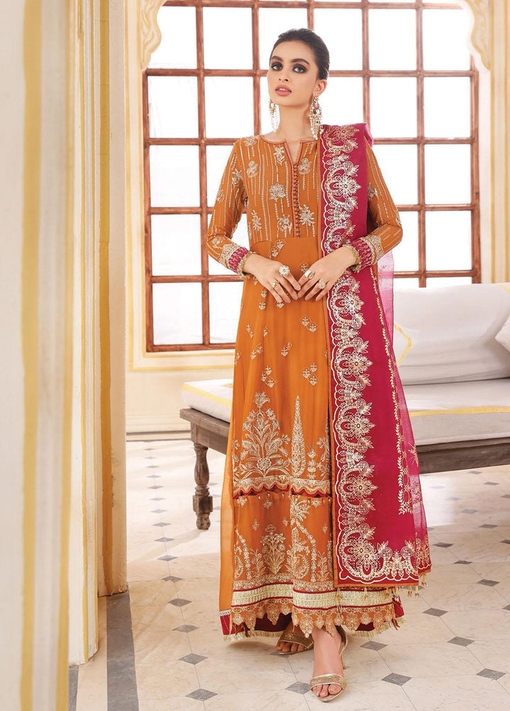 Pareesia By Xenia Formals Embroidered Chiffon Suits Unstitched 3 Piece XE22-P2 09 Sukhan - Luxury Collection