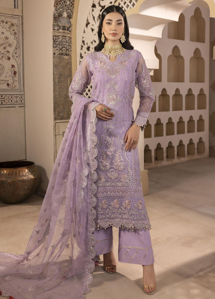 Pari Naaz By Neeshay Embroidered Organza Suits Unstitched 4 Piece NSH23PN Nazrana - Wedding Collection