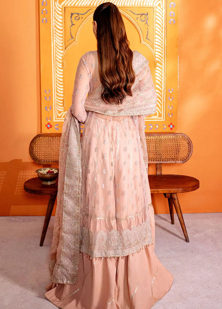 Parinaaz By Neeshay Embroidered Net Suit Unstitched 3 Piece NSH24P Ghazal - Formal Collection