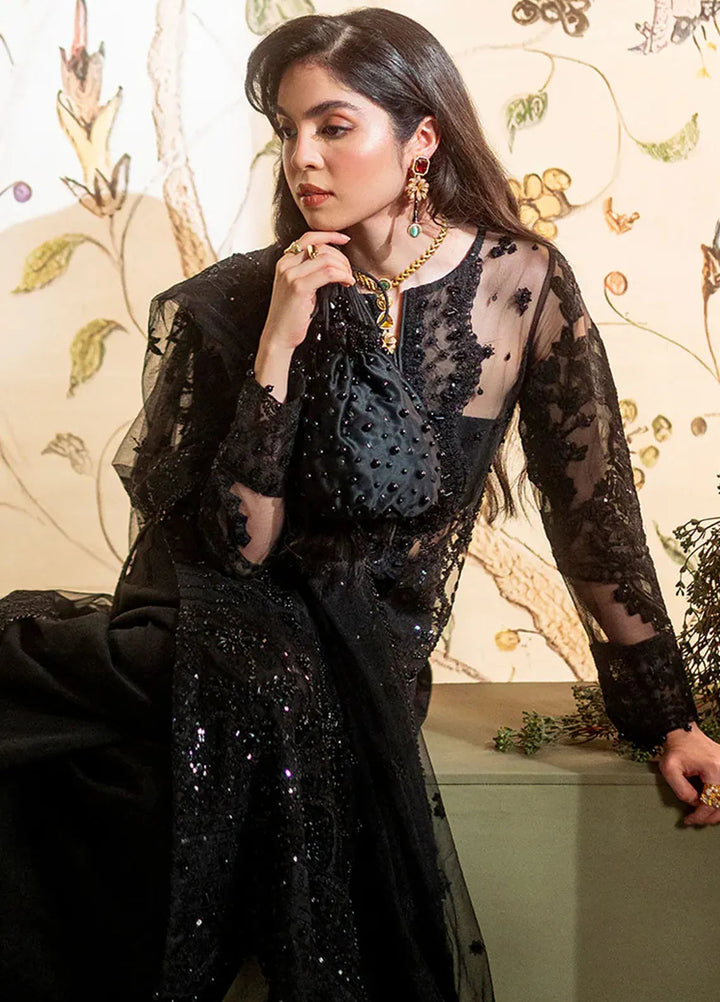 Parinaaz By Neeshay Embroidered Net Suit Unstitched 3 Piece NSH24P Shabana - Formal Collection