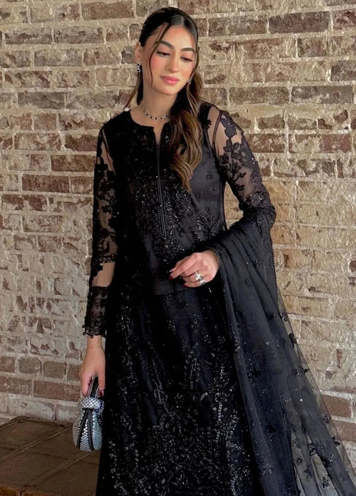 Parinaaz By Neeshay Embroidered Net Suit Unstitched 3 Piece NSH24P Shabana - Formal Collection