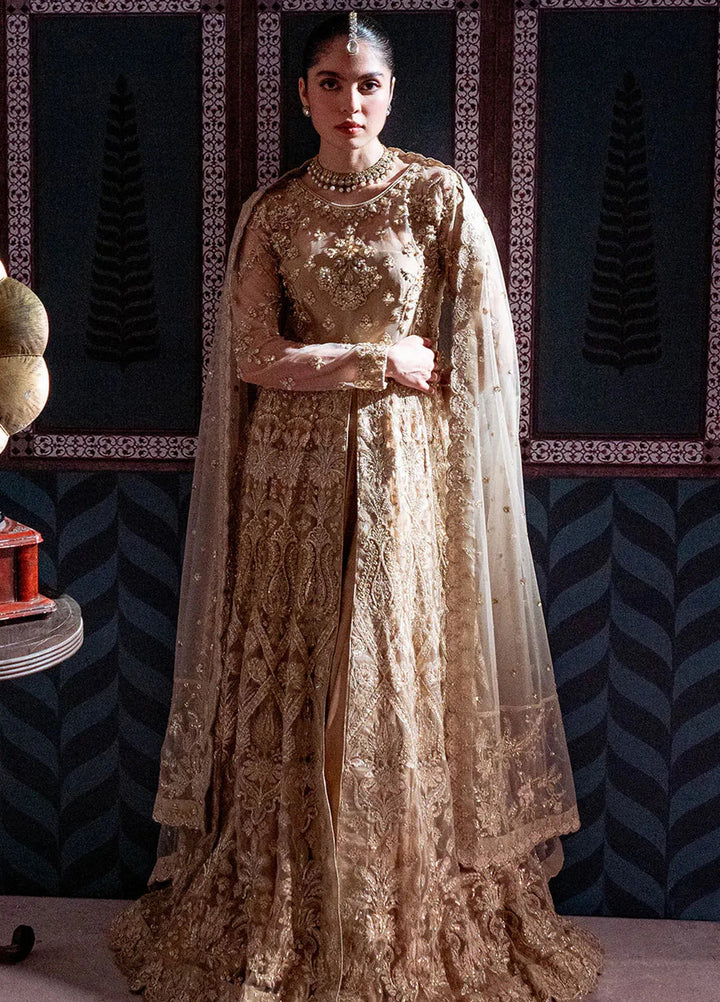 Parinaaz By Neeshay Embroidered Net Suit Unstitched 3 Piece NSH24P Zarifa - Formal Collection