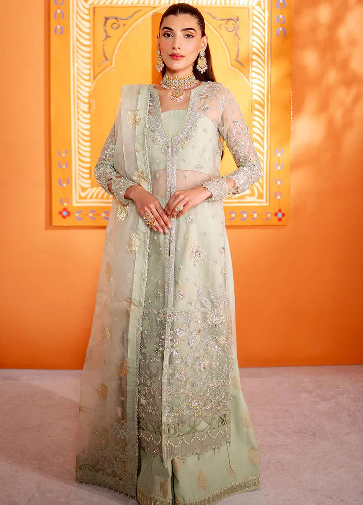 Parinaaz By Neeshay Embroidered Organza Suit Unstitched 3 Piece NSH24P Dilruba - Formal Collection