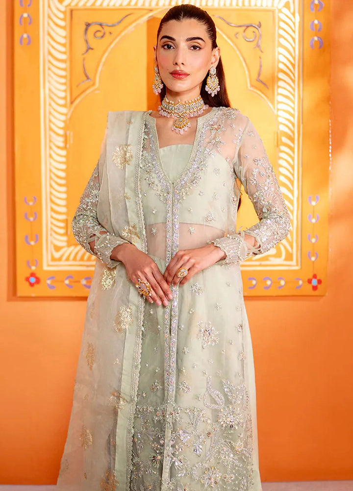 Parinaaz By Neeshay Embroidered Organza Suit Unstitched 3 Piece NSH24P Dilruba - Formal Collection