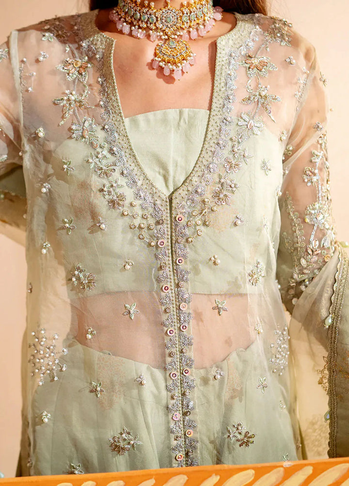 Parinaaz By Neeshay Embroidered Organza Suit Unstitched 3 Piece NSH24P Dilruba - Formal Collection