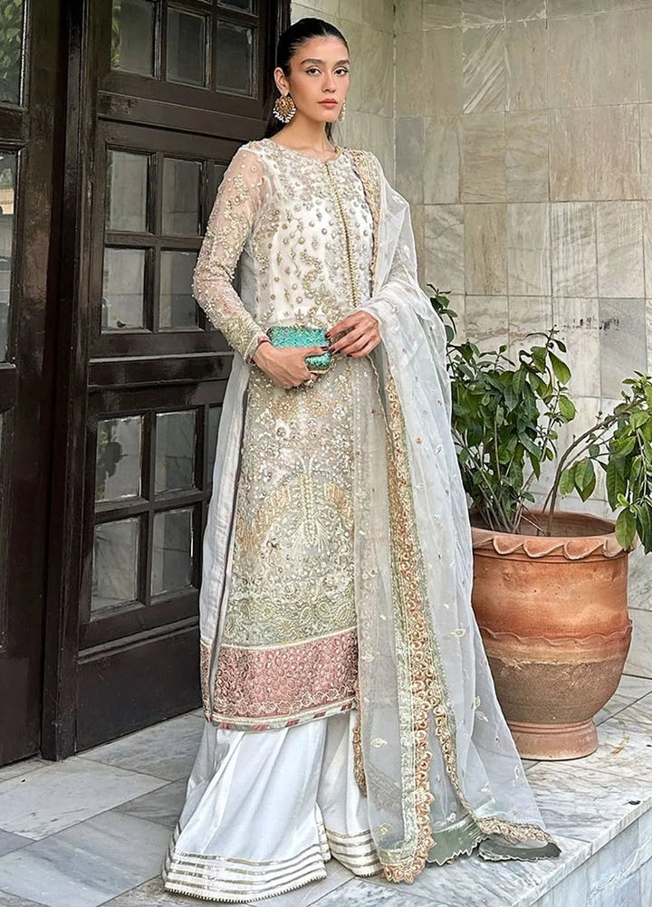 Parinaaz By Neeshay Embroidered Organza Suit Unstitched 3 Piece NSH24P Pakiza - Formal Collection